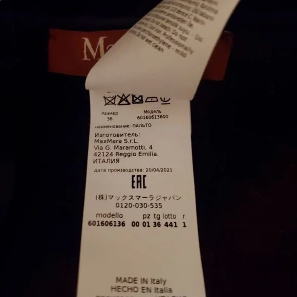 Beautiful Brand New Max Mara Wool And Mohair Coat